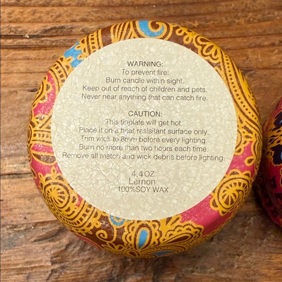 Colorful Patterned Candle Set - Picture 3 of 4